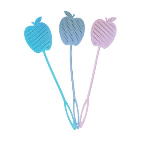 مگس کش پلاستیکی - خرید عمده مگس کش فانتزی طرحدار سیب و مگس کش ساده مواد نو پلاستیک