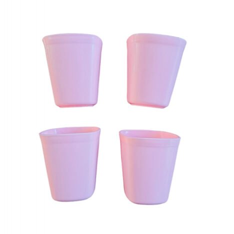 لیوان چهار عددی پلاستیکی - خرید عمده لیوان مسافرتی و لیوان پیکنیک - لیوان پلاستیکی نشکن