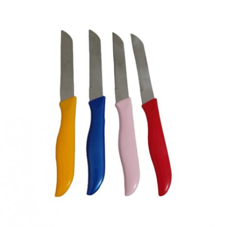 چاقو اره ای دسته رنگی - خرید عمده چاقو سولینگن تیغه درشت - چاقو استیل اره ای آشپزخانه