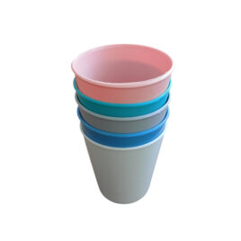 لیوان پنج عددی پلاستیکی خرید عمده لیوان نشکن بدون دسته