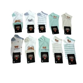 جوراب مچی تدی زنانه پخش عمده جوراب طرح دار فانتزی دخترانه